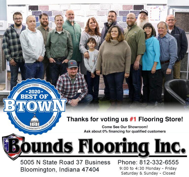 Bounds Flooring Voted Best Flooring Store in Bloomington, Indiana