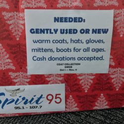 Photo of Flyer Announcing Gently Used Item Donation Drive